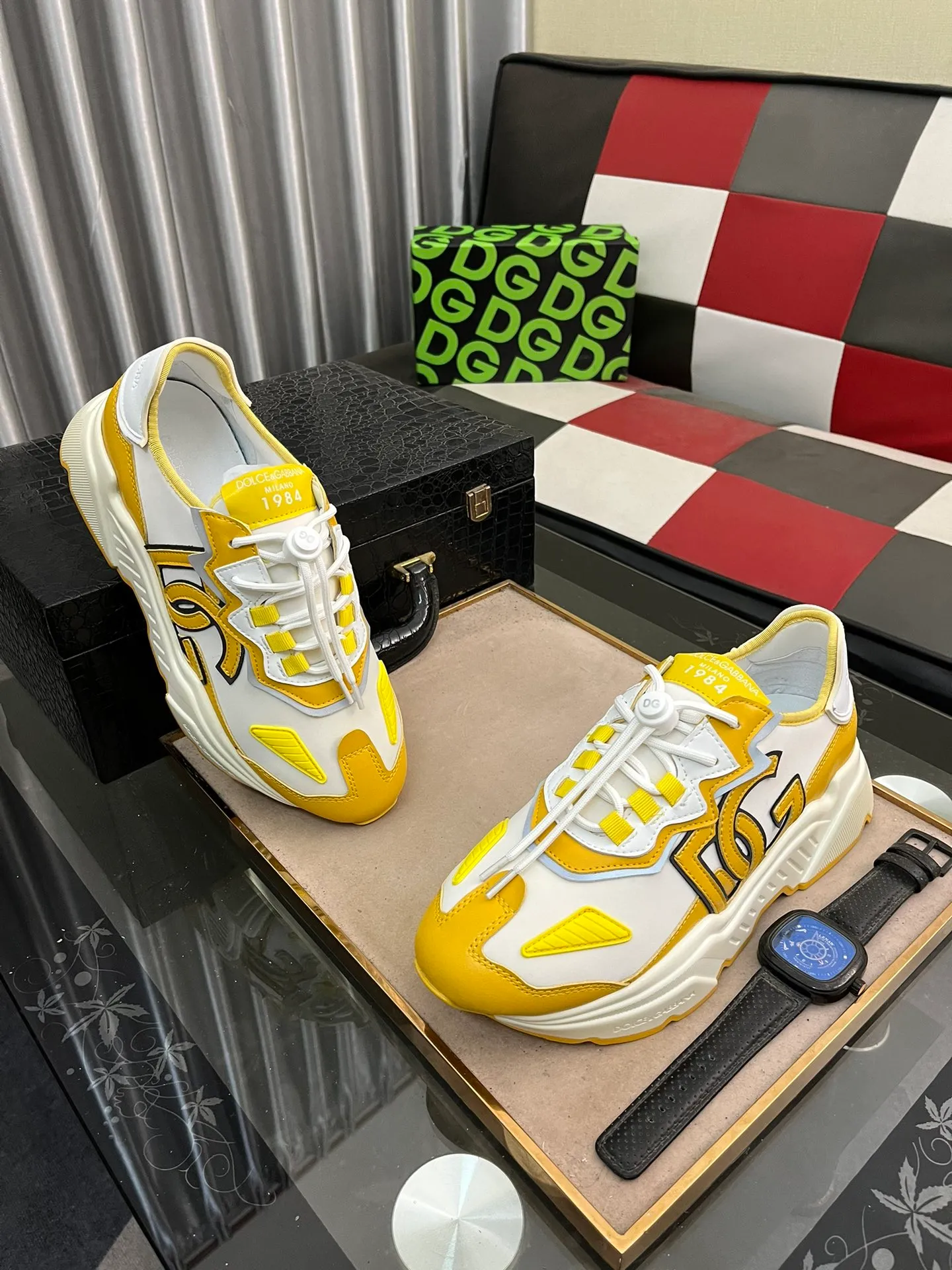Men's shoes 💰480⌚️⌚️[DG] The most fashionable and original uppers, casual shoes make walking more convenient and comfortable, sports casual men's shoes, perfect 1:1 replica [color] compared with official quality, all use the original. Create a fashionable personality to highlight your uniqueness😎! Code number: 38-44